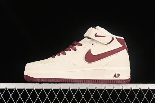 All categories Nk Air Force 1 Air Force series Nk Air Force 1 Mid Air Force mid-top Nk Air Force 1'07 Mid beige red hook Starry Air Force One mid-top casual sneakers SH0235-533